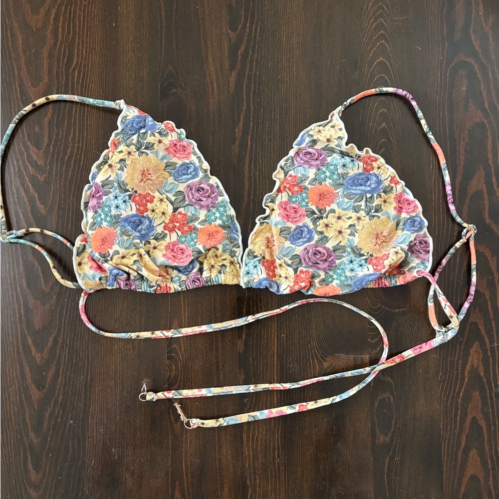 Blackbough Floral Bikini Top